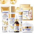 Collagen Skin Care Set, Anti Aging Skincare Set for Wrinkles & Fine Lines, Shrink Pores, Hydrate & Firm Skin, 7 Pcs