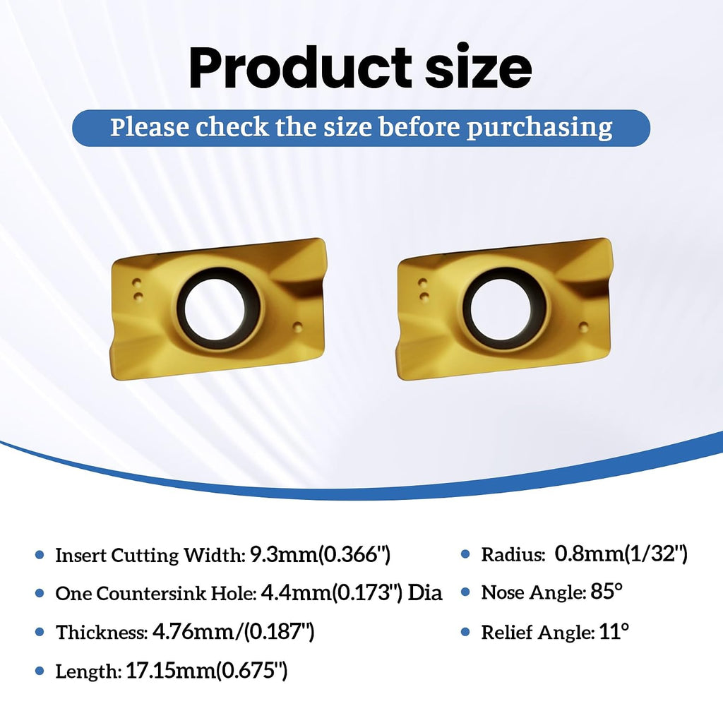 APMT1604PDER-M2 Carbide Milling Inserts, Indexable Milling Inserts