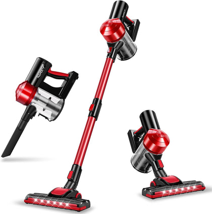 C150 Cordless Vacuum Cleaner with 2200mAh Rechargeable Battery, 18000Pa Cyclone Vacuum with HEPA Filter, Lightweight