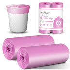 Small Trash Bags Bathroom, 4 Gallon Garbage Bags, 80 Count