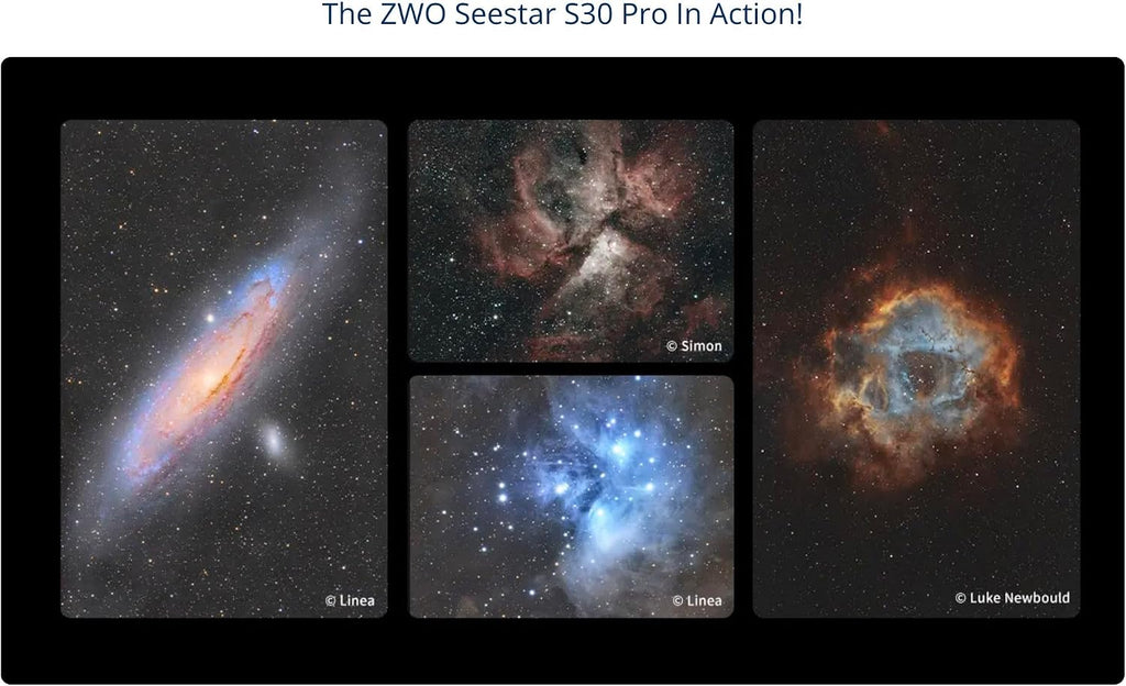 S30 Pro Smart Telescope, 4K Ultra HD, All-in-One Astrophotography, Smartphone Control, 128GB Storage