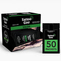 Tattoo Aftercare Balm, 50 Pk Individual Travel Packets, Natural Olive Oil & Beeswax, Supports Vibrant Color, Hydrates