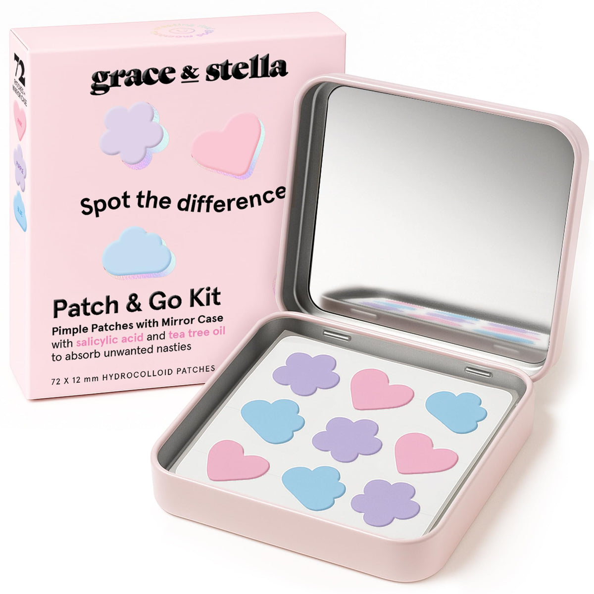Award Winning Pimple Patches for Face -72 Pack Multishape