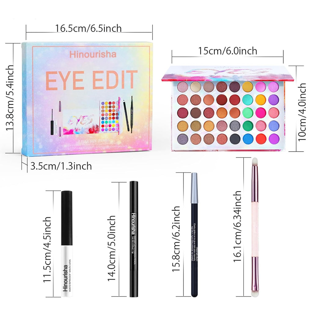 Eyeshadow Palette for Women, Teenage Full Eye Makeup Kit, Makeup Gift Set for Girls, Eye color Essential Include 40