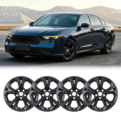 Wheel Skins 17 inch 5 Double Spoke Alloy Wheel for 2023-2026 Honda Accord EX,LX,Hybrid EX-L Model,R17 Hub Caps Wheel
