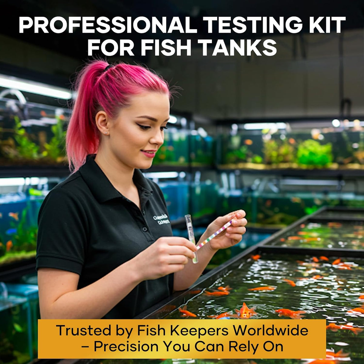 11 in 1 - Aquarium Test Strips | 950 Tests - 150 Strips | Fish Tank Aquariums Water Test Kit & ebook | Aquarium