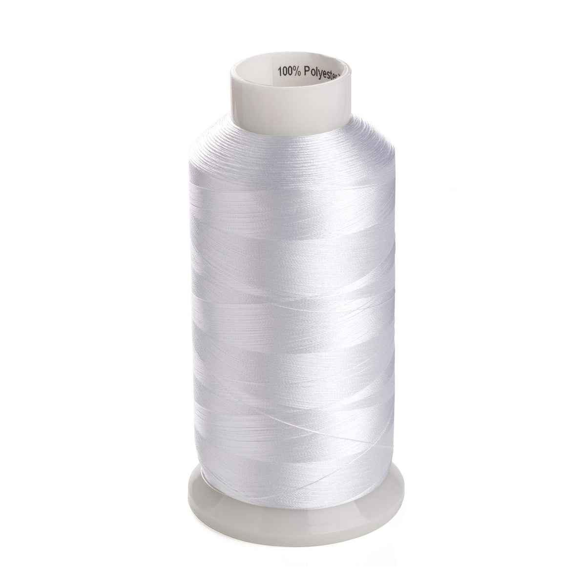 2 Huge Spools Bobbin Thread 60WT Black and White 5500 Yards Each
