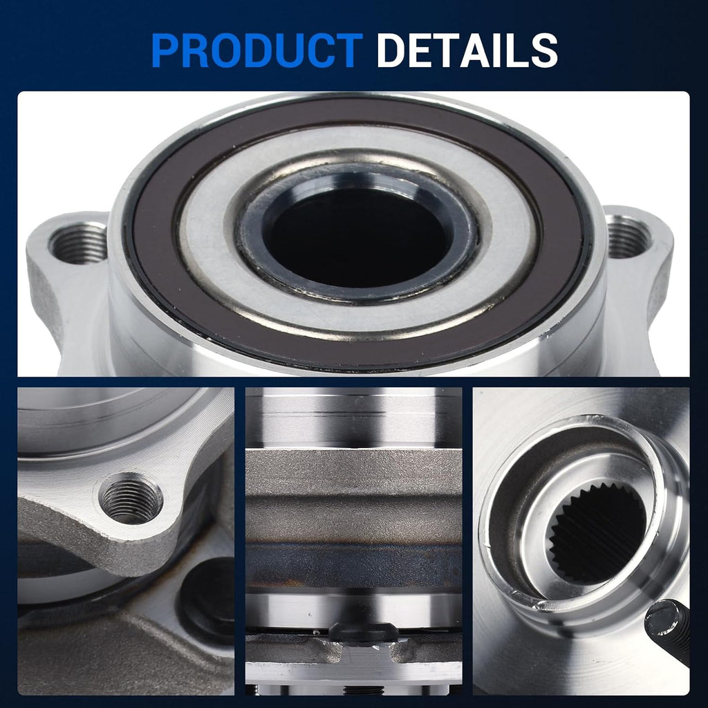 Autoround 512536 Rear Wheel Hub Assembly Fits Subaru Outback 2015-2021