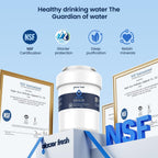 MWF Refrigerator Water Filter Compatible with GE, 4-Pack