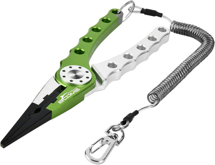 X1 Aluminum Fishing Pliers Saltwater, Surf Fishing Tackle Kit, Fishing Multitool Hook Remover Braided Fishing Line