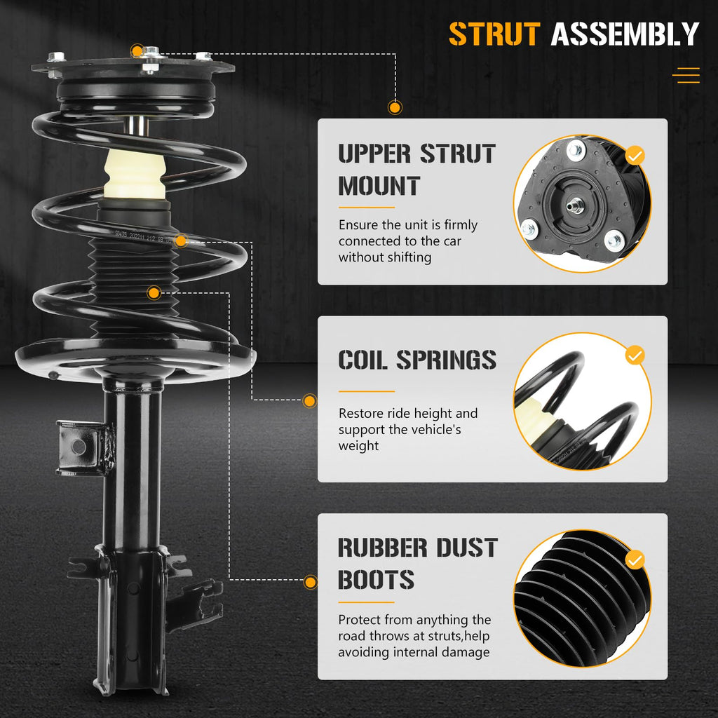 Front Rear Struts Assembly Fit for Nissan Altima 2007-2013