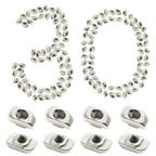 Rierdge Sliding T Nuts, M5 Thread, 8mm T-Slot, 50 Pcs