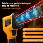 SURPEER Infrared Thermometer Temperature Gun 3992°F 50:1