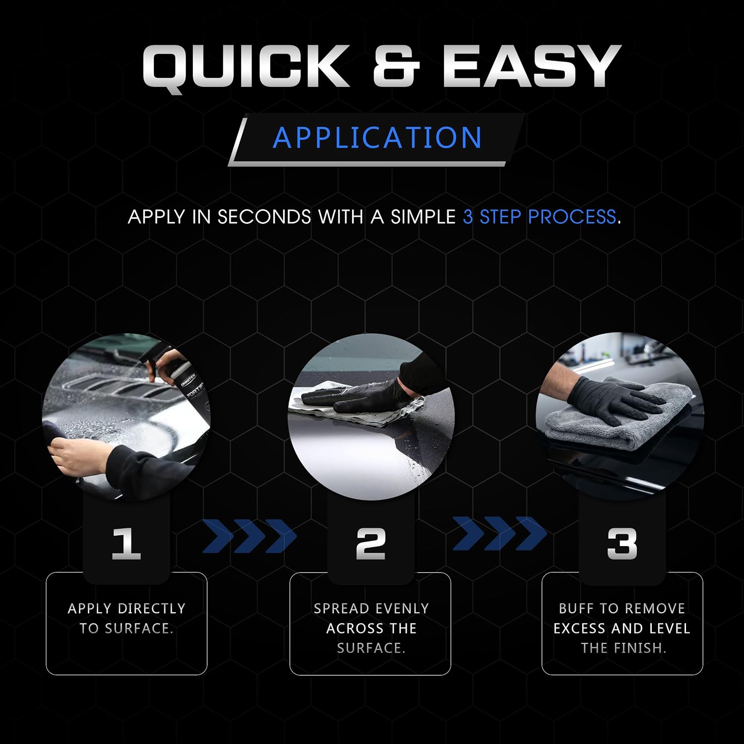 Graphene Ceramic Coating - Ceramic Spray Coating for Cars - Hydrophobic Protection Repels Water - Enhances Gloss and