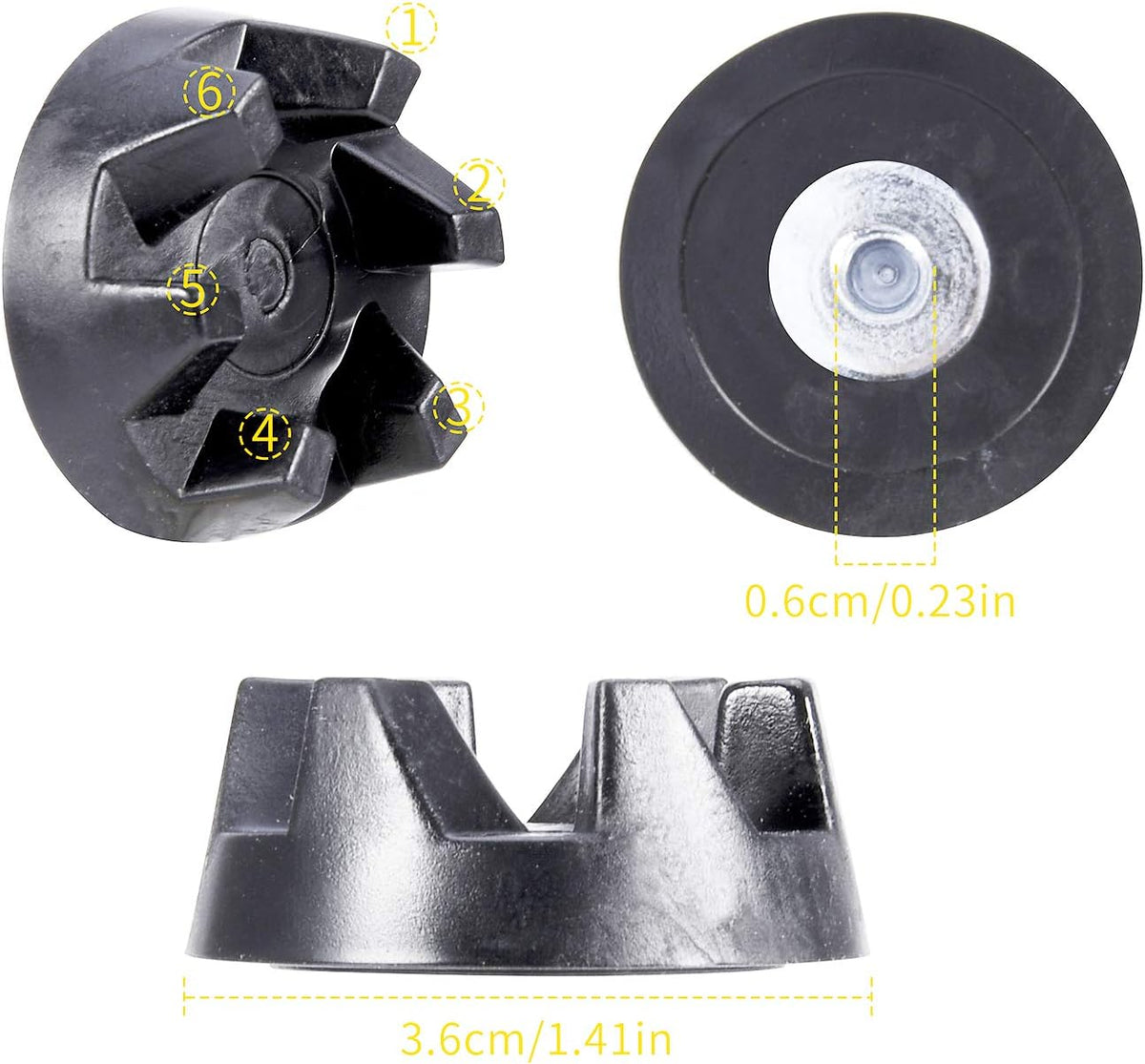 9704230 Blender Drive Coupling with Spanner Kit Fits KitchenAid Blender