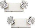 Lithonia Lighting Basics LED Emergency Light, Adjustable Heads 120/277V 2Pk