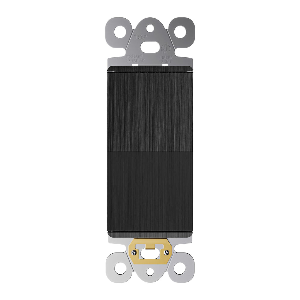 LIDER Decorator Light Switch, Frameless Paddle Wall Switch, 15A, 3-Way