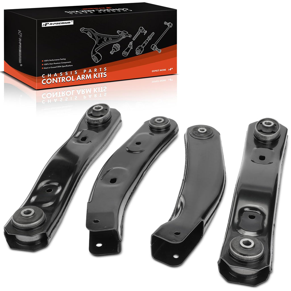 A-Premium Front Upper & Lower Control Arm Kit, with Bushing