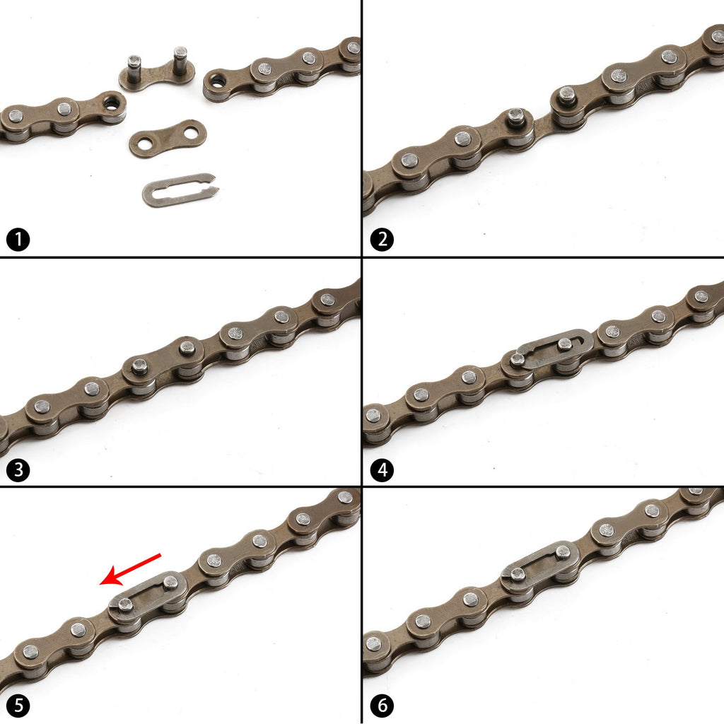 1-Speed Bicycle Chain 122 Links