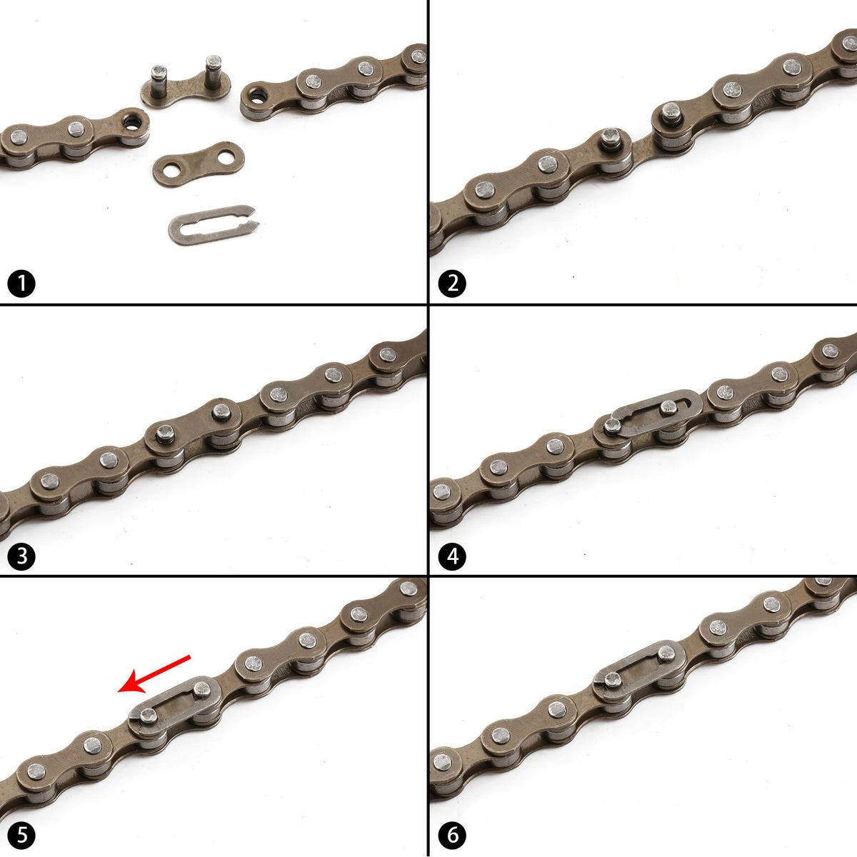 1-Speed Bicycle Chain 122 Links