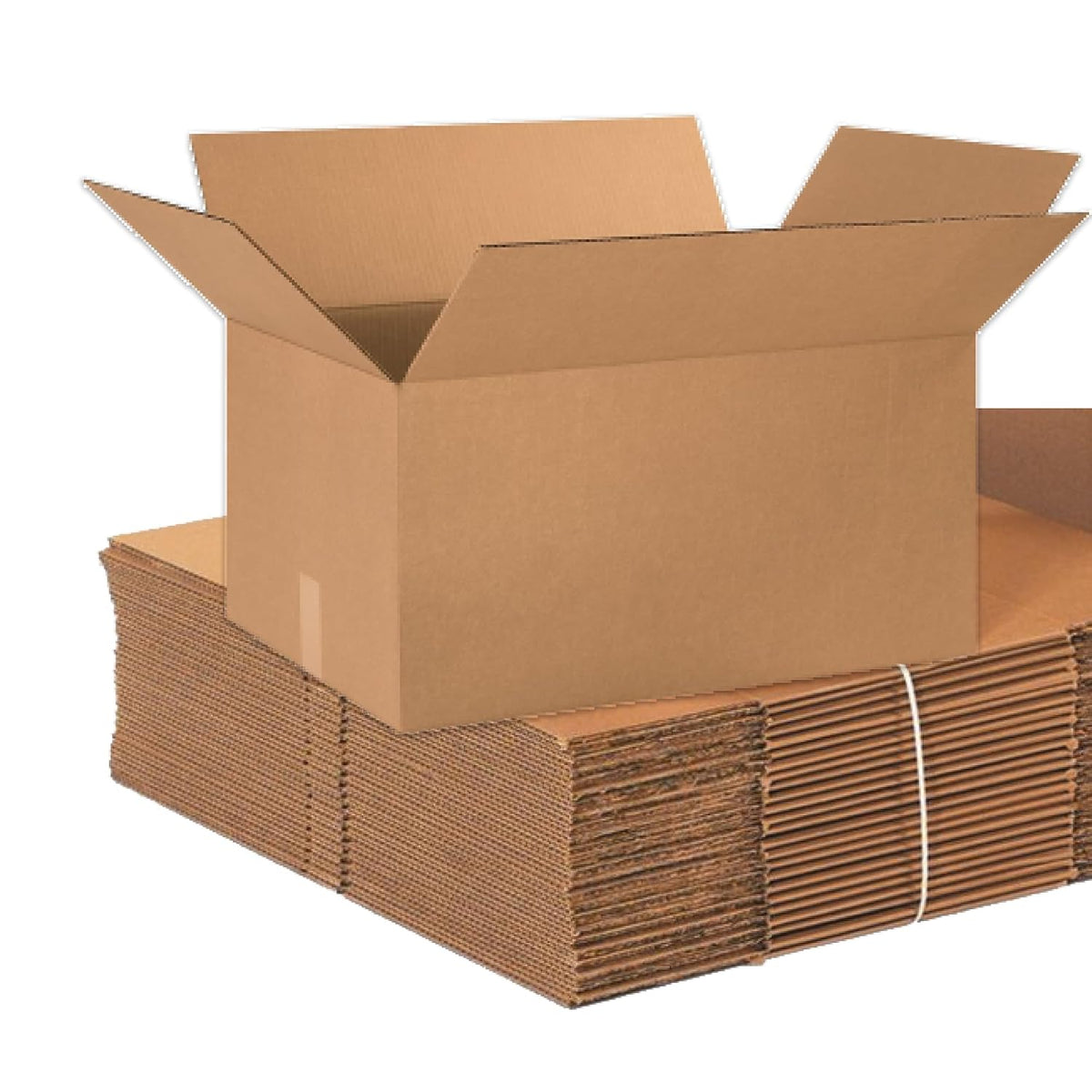 Shipping Boxes Large 24"L x 16"W x 12"H 10-Pack - Corrugated Cardboard Box for Moving, Mailing, Packing, Packaging