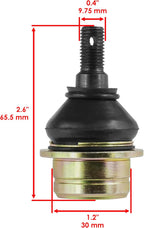 Caltric 4 Upper and Lower Ball Joints Compatible With Suzuki Kingquad LT-A750X LTA750X 2008-2026