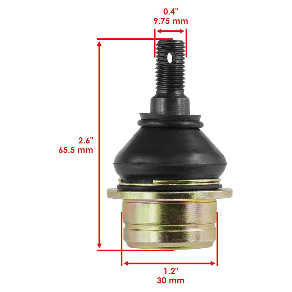 Caltric Front Knuckle Ball Joint Bearing Compatible With Suzuki Kingquad 450 LT-A450X LTA450Xz 2007-2010 / Kingquad 500 LT-A500X 2008-2018