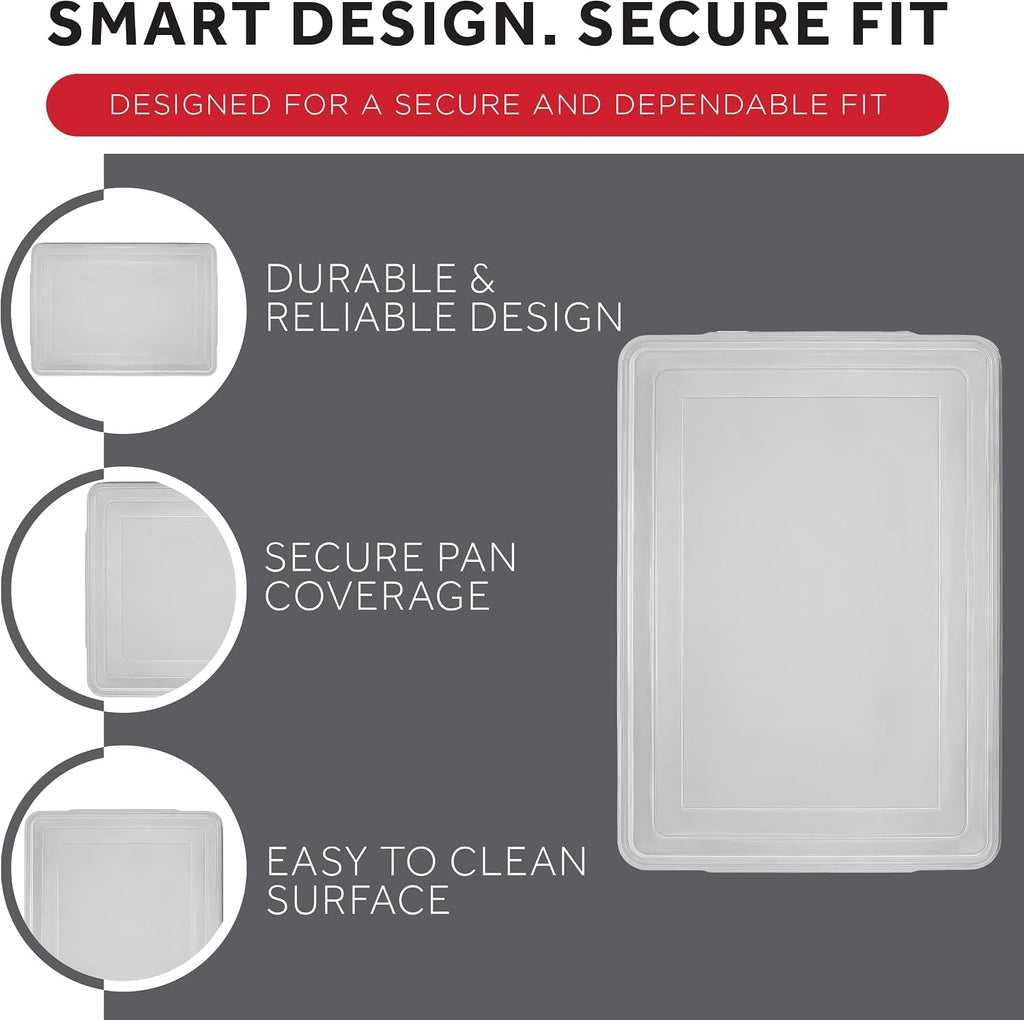 Covers for Aluminum Sheet Pan, 18 by 26-Inch , Clear