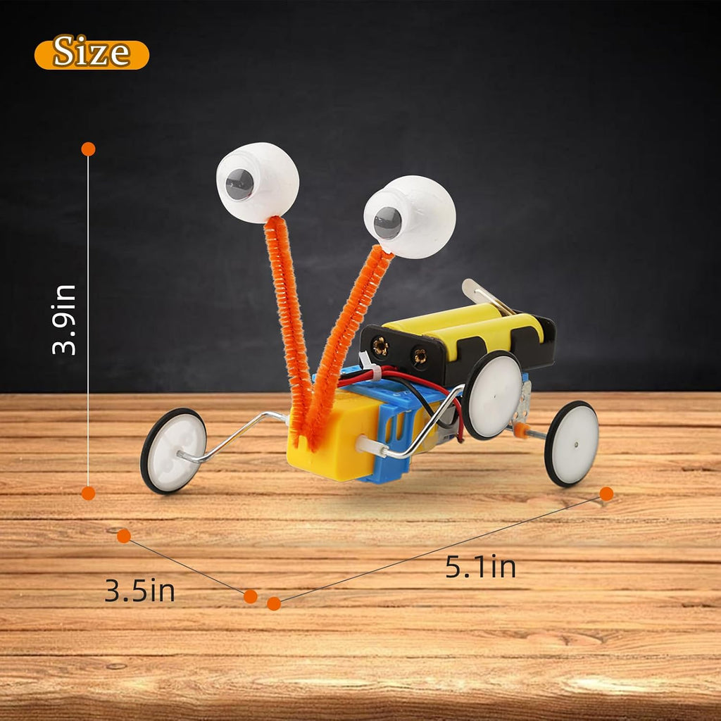 4 Set Bulk Craft Robot Kits for Kids, STEM Building Toys for ages 6-8 8-13 | STEM Robotics Science Kits for 1st 2nd