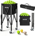 Tennis & Pickleball Hopper Holds 200/175/150/120 Balls, 3-in-1 Tennis Foldable Pickleball Basket Cart for Easy