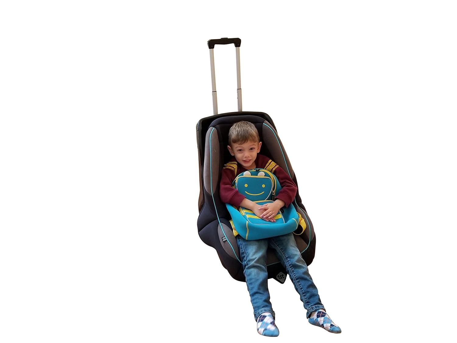 Holm Airport Car Seat Stroller Travel Cart and Child Transporter - A Carseat Roller for Traveling. Foldable