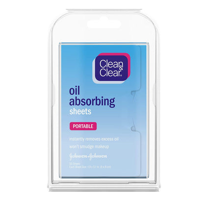 Oil Absorbing Facial Sheets, Portable Blotting Papers for Face & Nose, Blotting Sheets for Oily Skin to Instantly