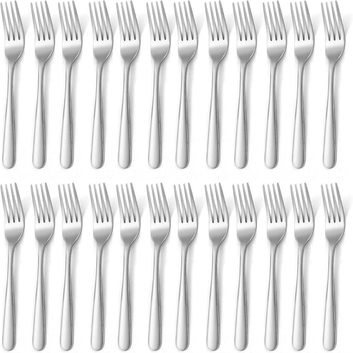 Dinner Forks, 24-Piece Stainless Steel Forks Set, 7.1 Inch Silverware Forks
