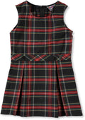 Cookie's Little Girls' Bib Front Jumper with Kick Pleats (Sizes 2-6X)