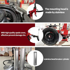 2.0HP Tire Changer Bead Blaster Wheel Balancer Machine Combo with Motorcycle Adaptor Tire Changer Machine Tire