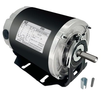 GF2024 1/4HP Electric Motor 115V 1725RPM 60Hz 48F Belt Drive Blower Motor