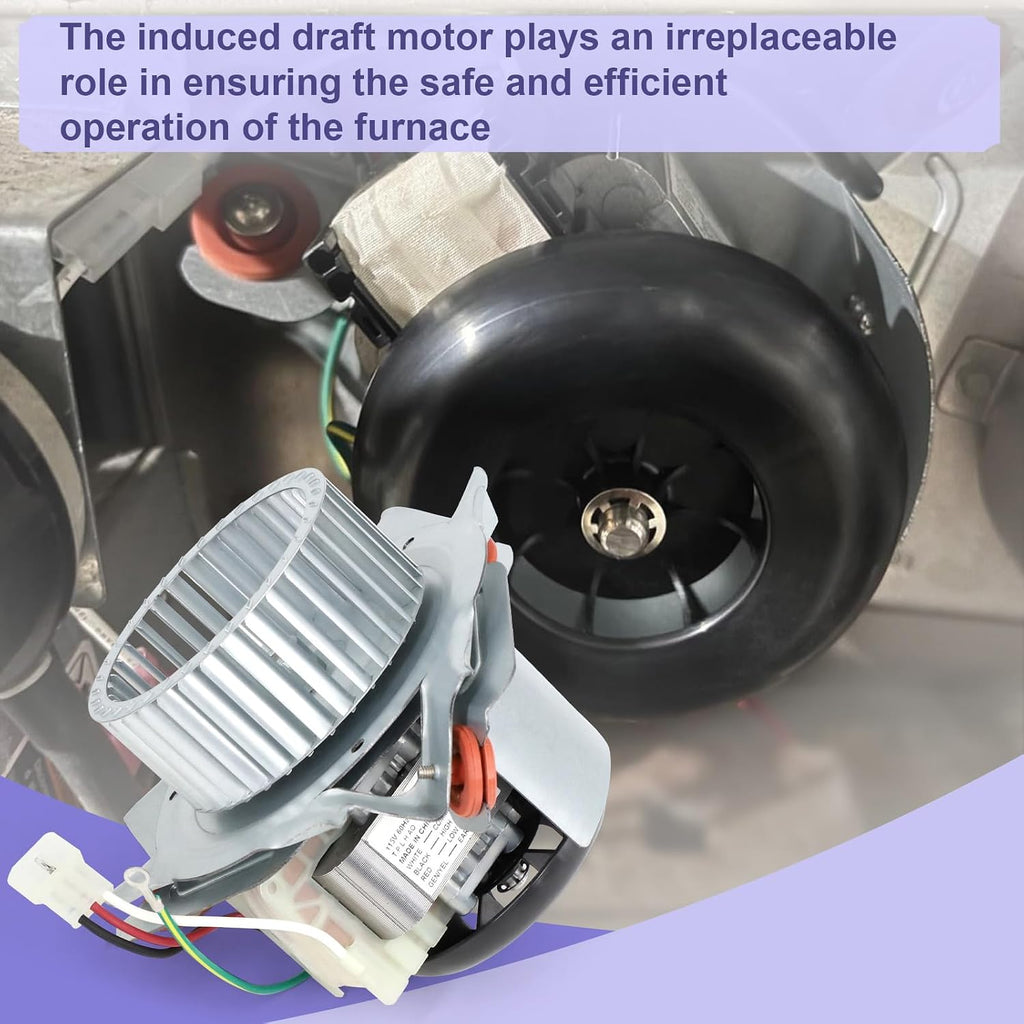 Furnace Draft Inducer Blower Motor Compatible with Carrier, Bryant, Payne 326628-762 Furnace Exhaust Vent Motor Assembly Replacement Packard 66762