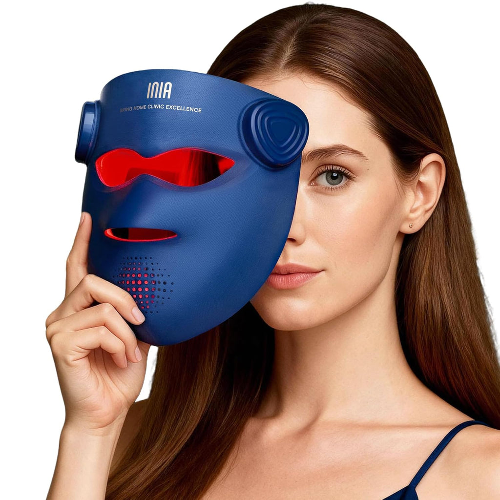 GLOW 4D Wireless Red Light Therapy Mask for Face, Dual NIR, 320 LEDs