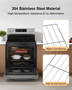2 Pack WB48T10011 Oven Rack Fit for Range GE KenMore Oven, 24" x 17.7"