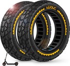 BANGTING 2PCS Upgrade 50/75-6.1 Scooter Off-road Solid Tires, 8.5x2 inches Tires Tubeless for Gotrax GXL V2/XR/APEX, 8 1/2 x2 Tire Replacement for Hiboy S2, Xiaomi 3 Lite/3/Pro 2/1s/M365