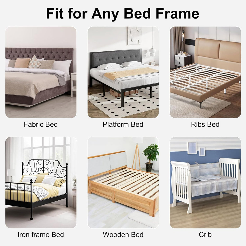 Bed Rail for Toddlers,Swing Down Kids Bed Rails Guard for Twin,Full,Queen,Bunk Size Bed,Extra Tall Child Bed Rail