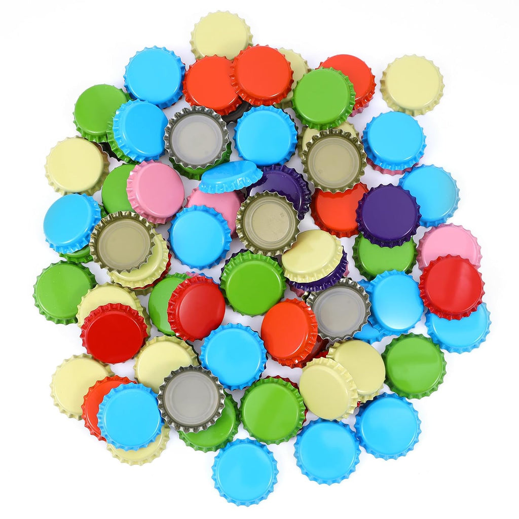 350 Count Beer Bottle Caps Oxygen Absorbing Crowns, Ideal for Homebrew, Standard Homebrew Bottle Tops for Glass