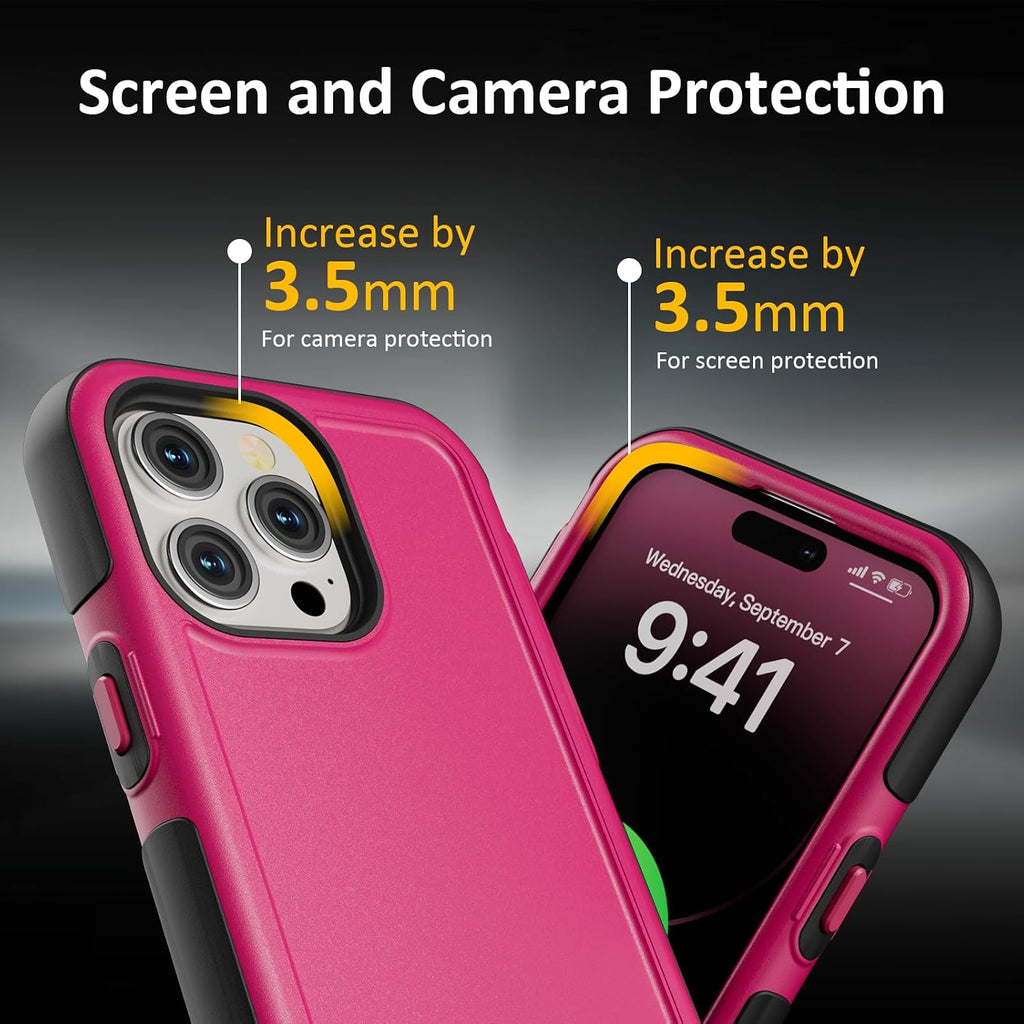 for iPhone 14 Pro Max Case, Compatible with MagSafe, Heavy Duty Shockproof Protective Phone Case, Anti-Drop