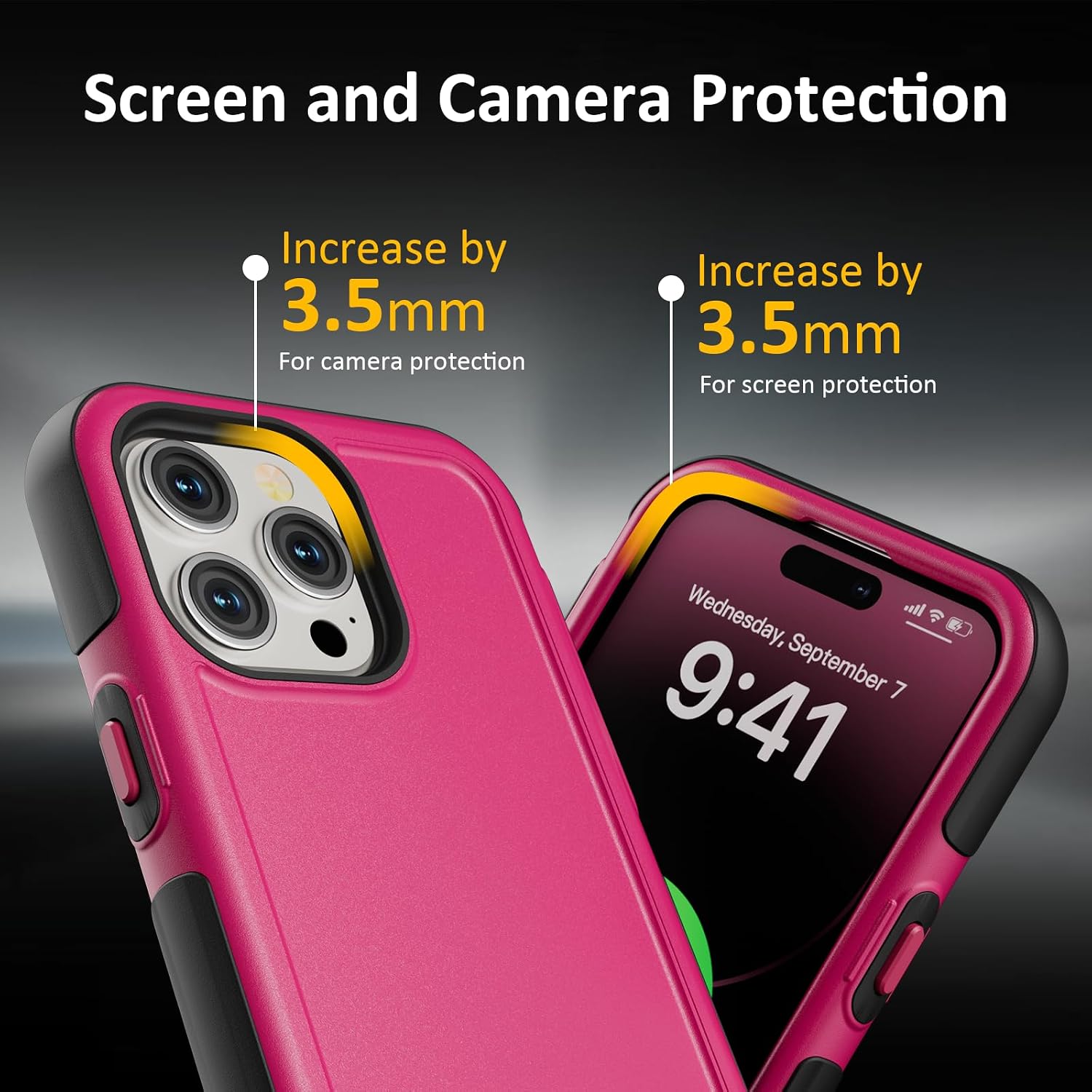 for iPhone 14 Pro Max Case, Compatible with MagSafe, Heavy Duty Shockproof Protective Phone Case, Anti-Drop