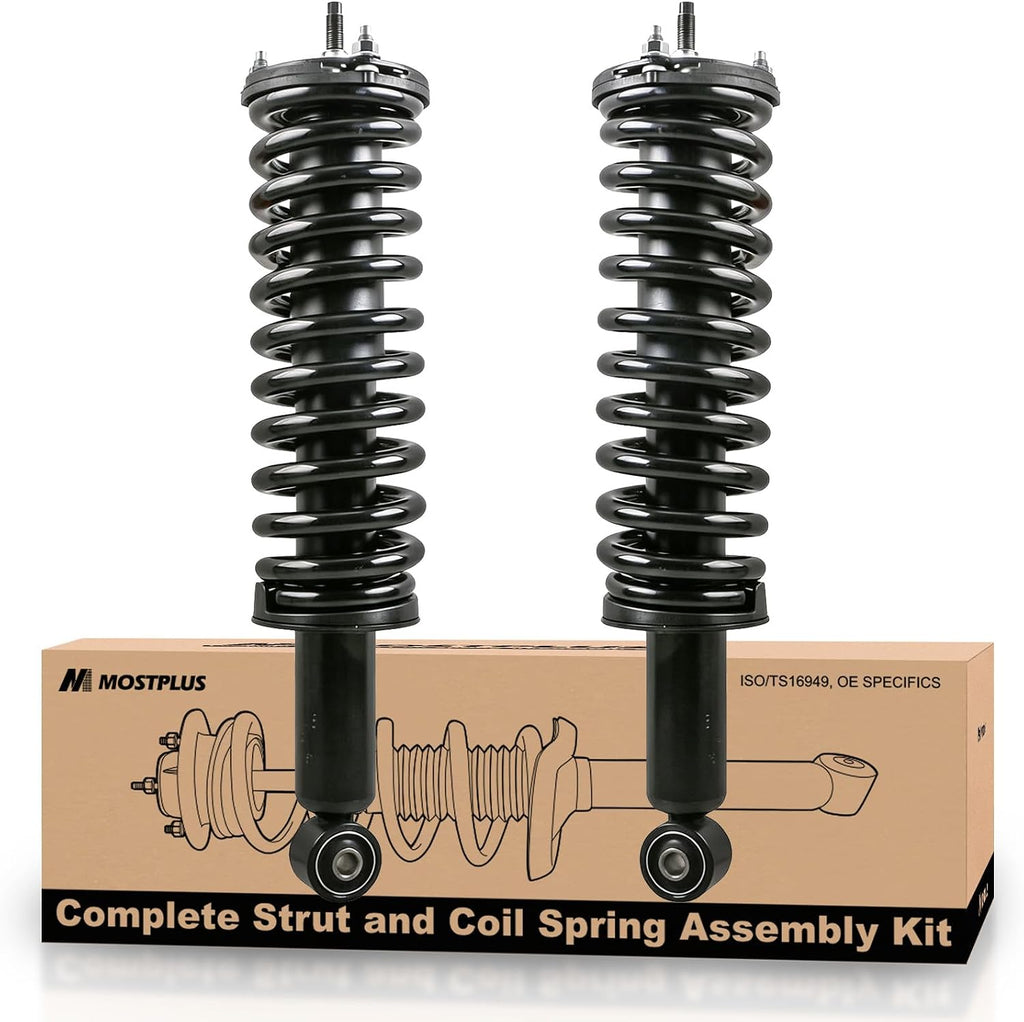 MOSTPLUS Front Pair Complete Strut Spring Assembly Compatible for 1995-2004 Toyota Tacoma 4WD Replaces 171352L 171352R Left & Right Shock Coil