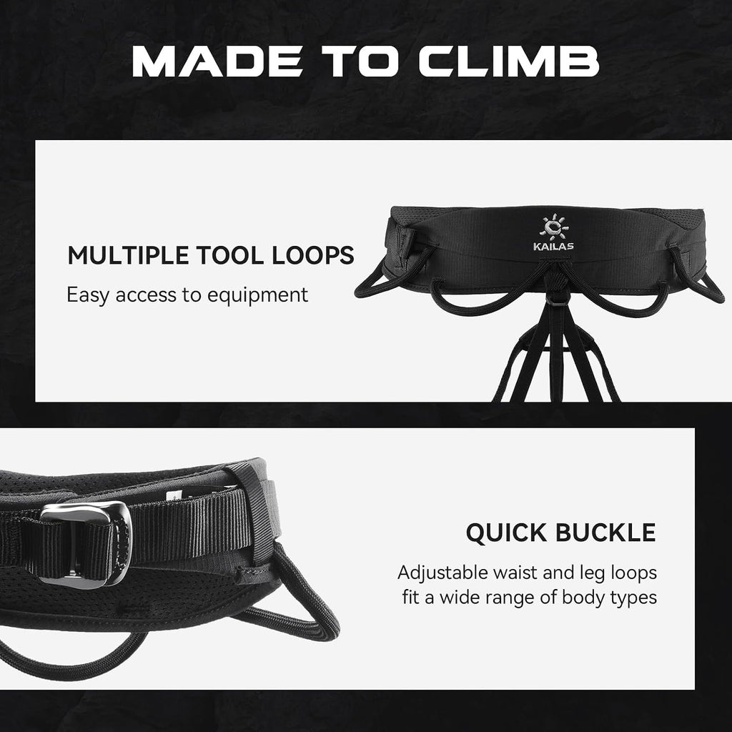 B3 Rock Climbing Harness Men Adjustable Roofing Harness Indoor Climbing Rappelling Harness Women Protect Durable