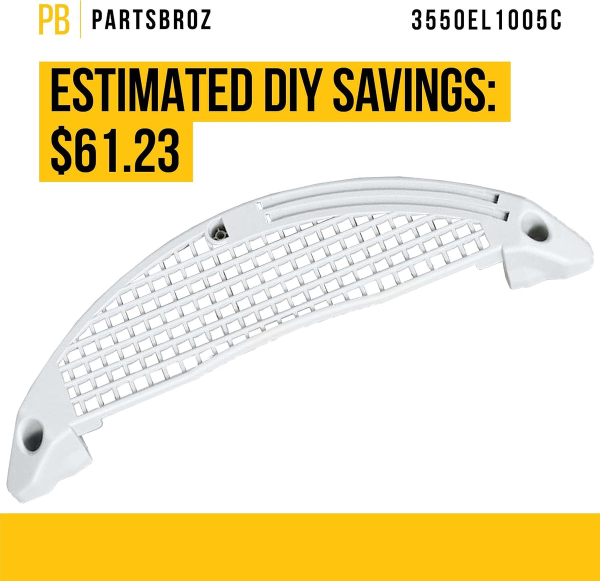 Dryer Guide Cover for LG DLEX7900BE
