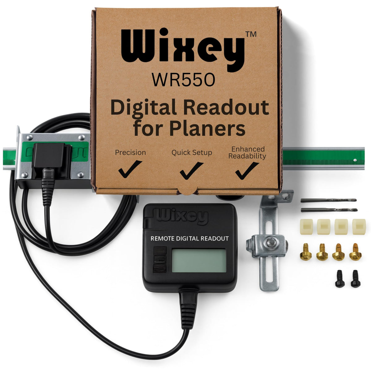 Rockler Wixey WR550 Digital Readout w/Display, 12" H, 0.002" Calipers