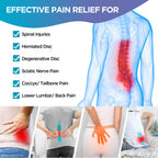 Ice Pack for Back Pain Relief, 2Pcs, Sciatica Brace Reusable Gel