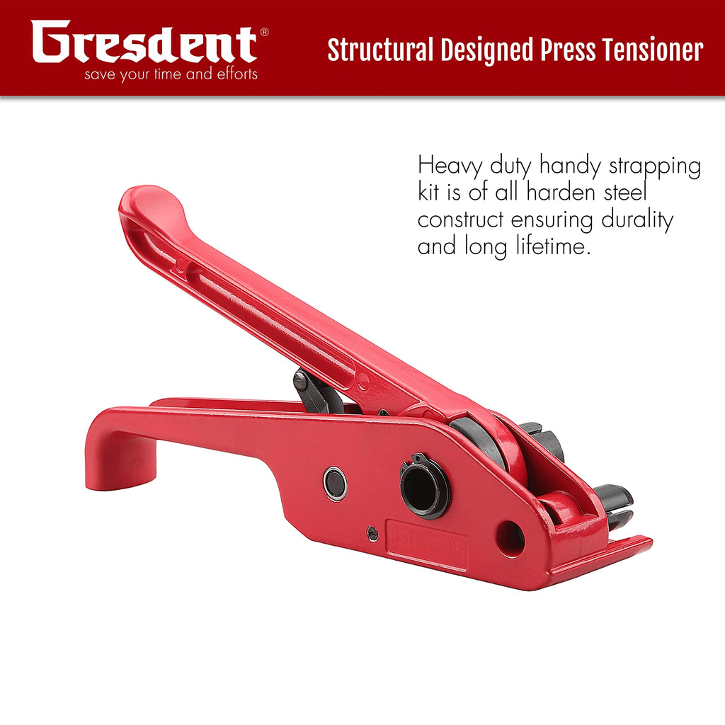 Poly Strapping Tensioner & Cutter Manual Banding Tools Windlass for 1/2" -3/4" Width Polyester Polyproplyn